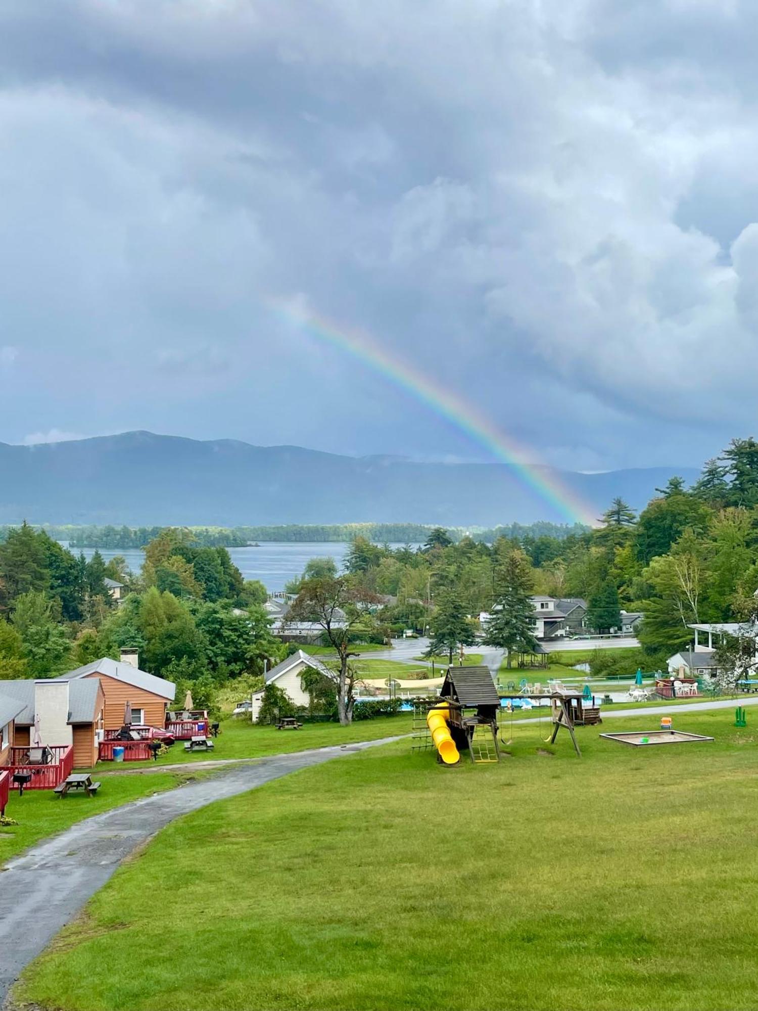 Hill View Motel And Cottages Lake George Exterior foto